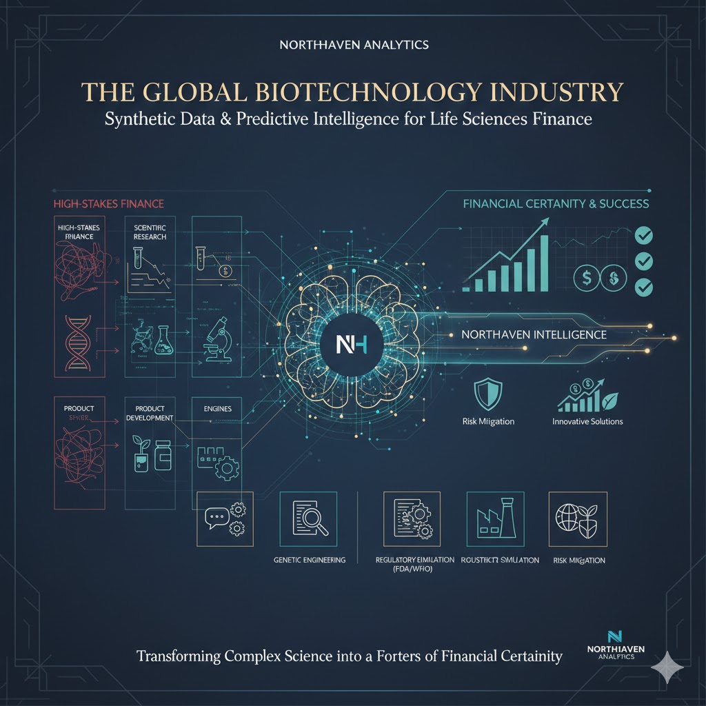 Exploring the Global Biotechnology Industry: How Modern Biotechnology and Synthetic Data Generation Revolutionize High-Stakes Financial Decisions